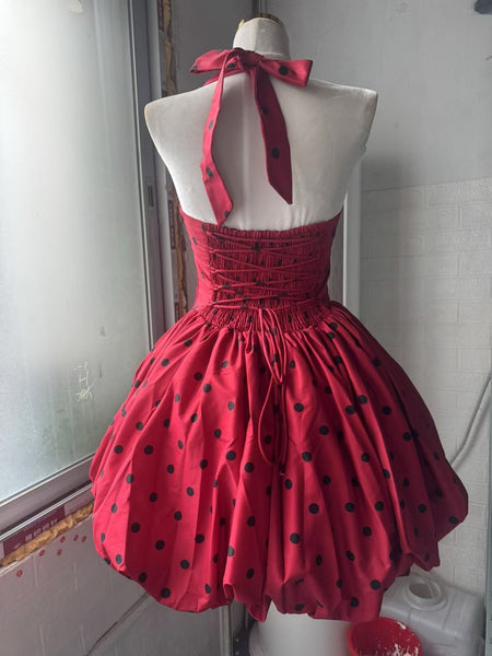 Emmeline mini halterneck dress