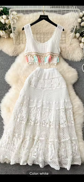 Adeyah summer knitted set