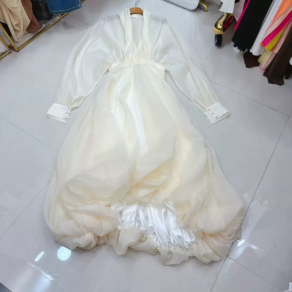 Nolusi bubble hem summer dress