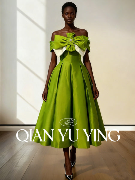Shaila bow dress