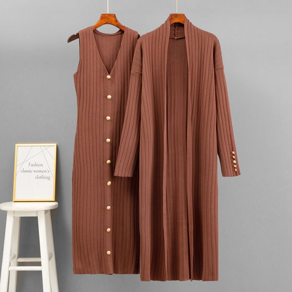Delphinney knit dress set