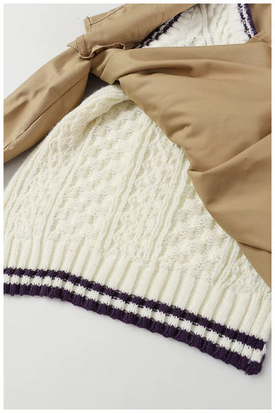 Kanejia asymmetrical knit top