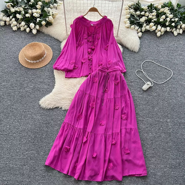 Morgan 2 piece skirt set