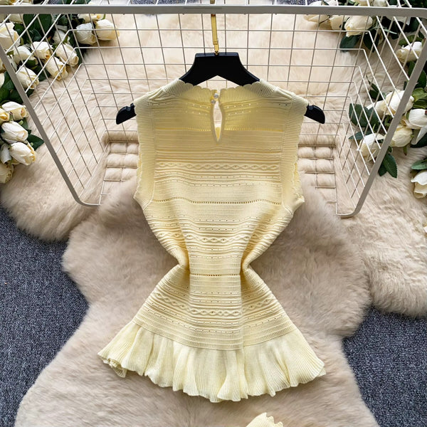 Irena knit skirt set