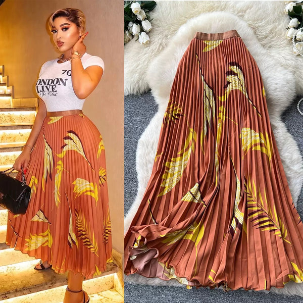 Makeia print skirt