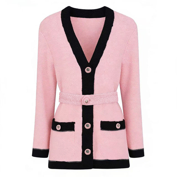 Denicka belted cardigan