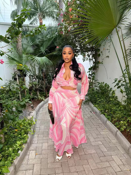 Beckie 2 piece maxi skirt set