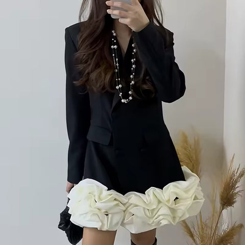 Shirina double breasted blazer dress