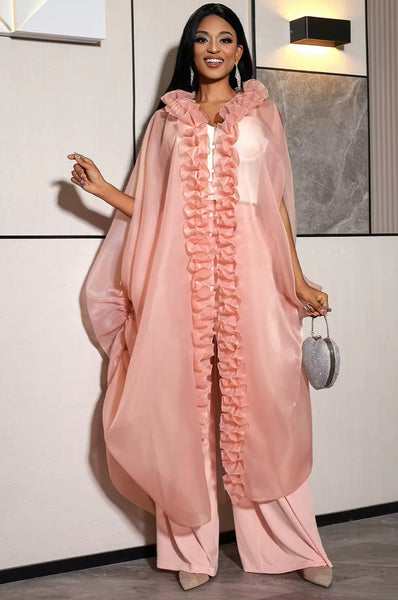 Cesiah organza trouser set