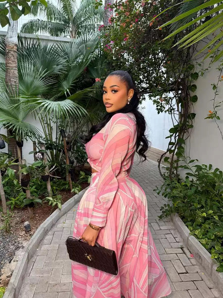 Beckie 2 piece maxi skirt set