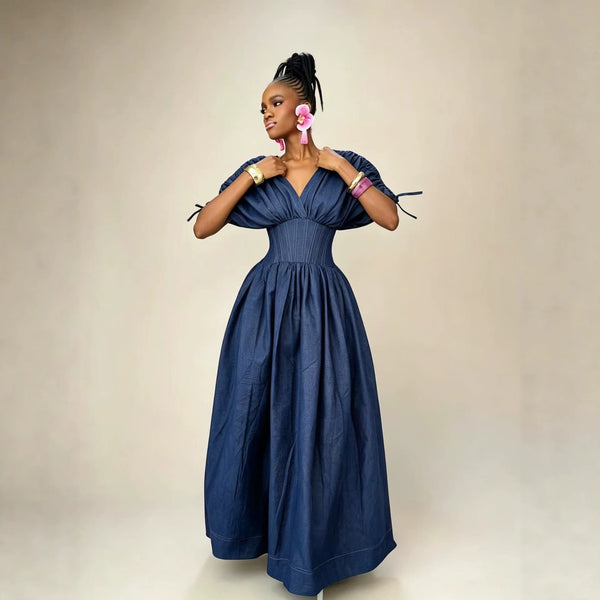 Marisha denim dress