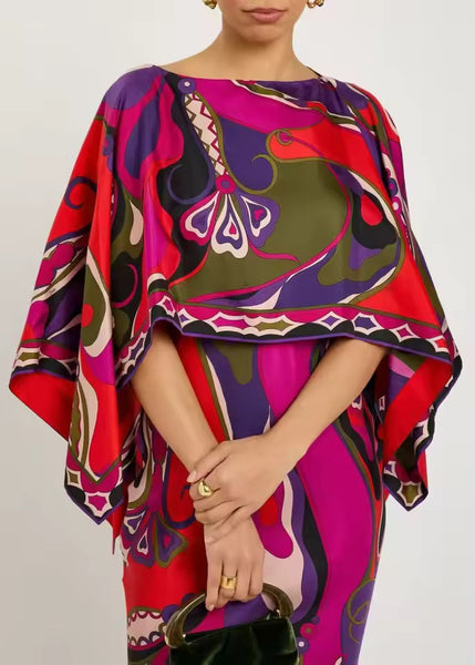Kaliyah 2 piece cape dress set