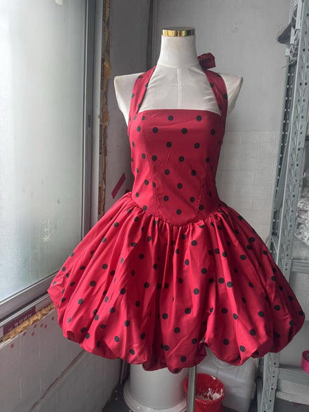 Emmeline mini halterneck dress