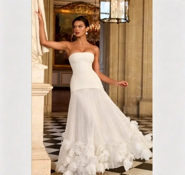 Chiasoka strapless skirt set