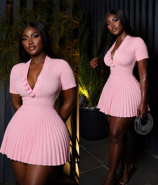 Makeena mini knit dress