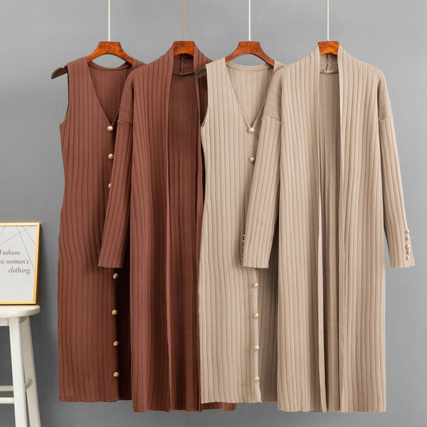 Delphinney knit dress set