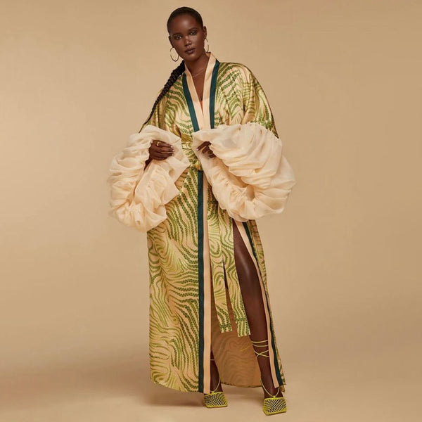 Kareemah wrap kimono