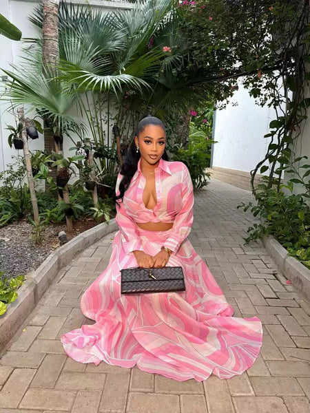 Beckie 2 piece maxi skirt set