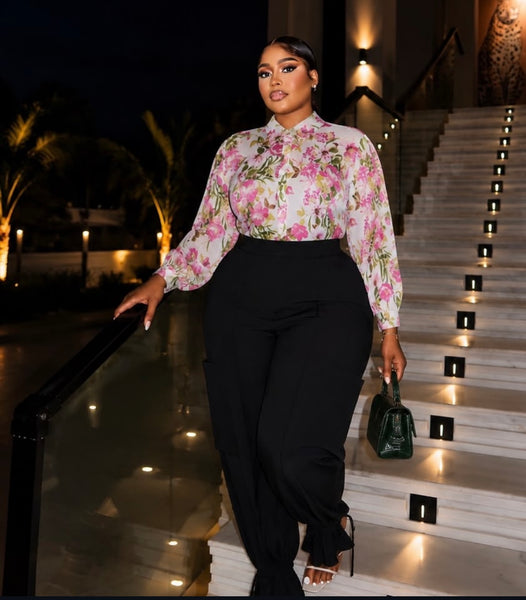Harida floral blouse