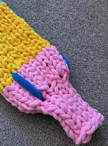 Niesha rainbow chunky cardigan