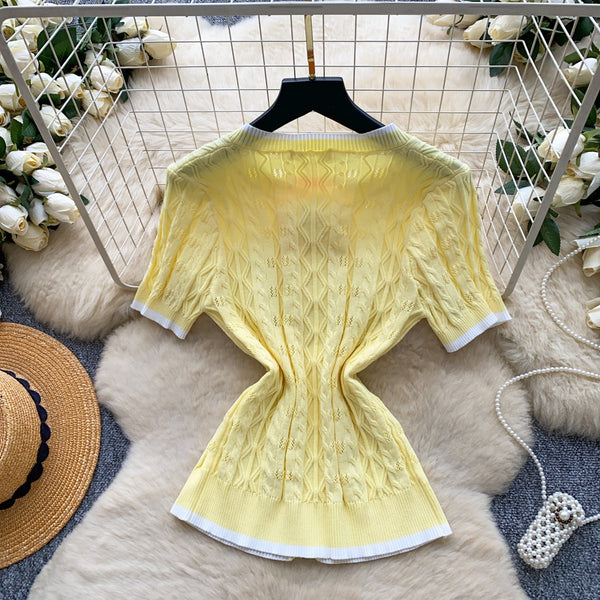 Camilline knitted top