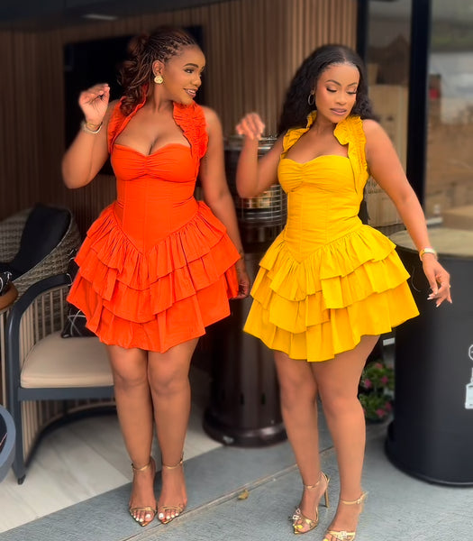 Neka Tiered Mini dress
