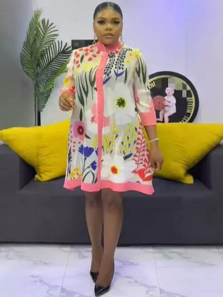 Kundayi bounce shirt dress