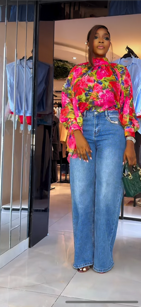 Katrinie floral blouse