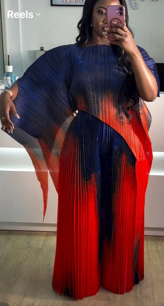 Wanjiru pleated set
