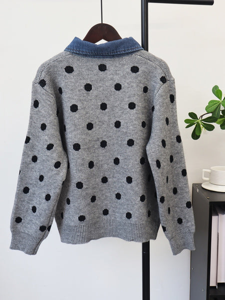 Bheki polka dot cardigan