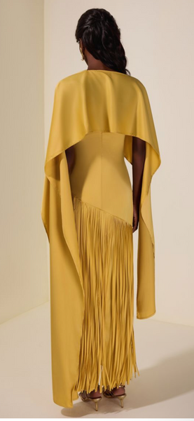 Ciandra shawl fringe dress