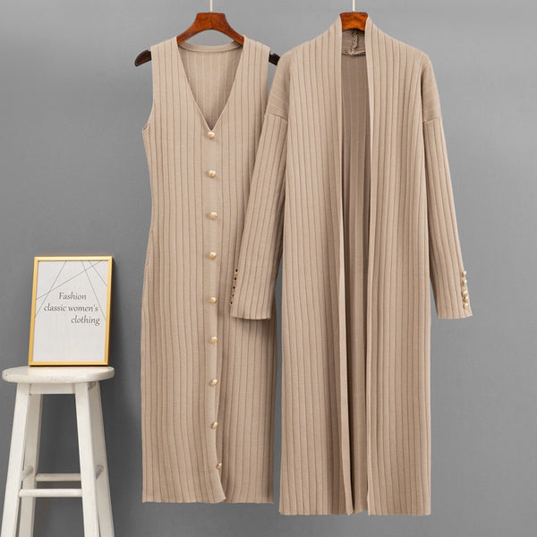Delphinney knit dress set