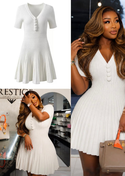 Makeena mini knit dress