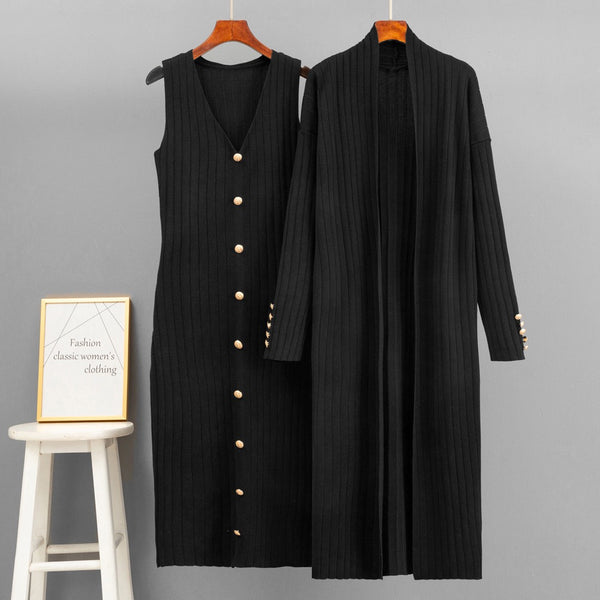 Delphinney knit dress set