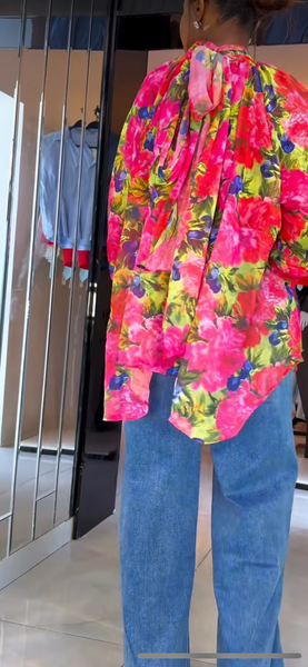 Katrinie floral blouse