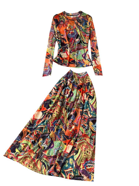 Kaleen abstract mesh set