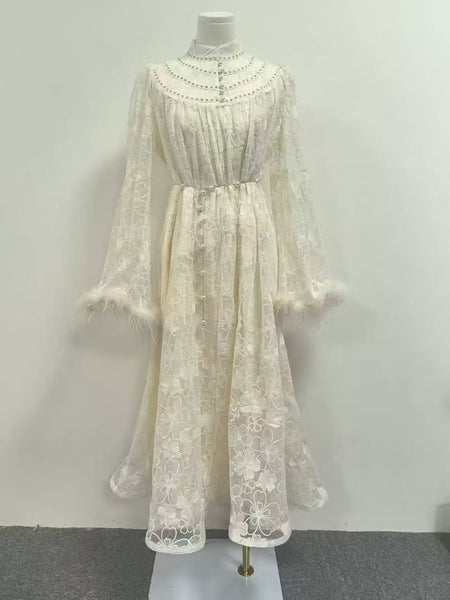 Jessyca embroided lace dress