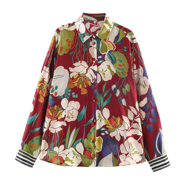 Laur print top