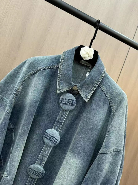 Shivonne oversized denim shirt