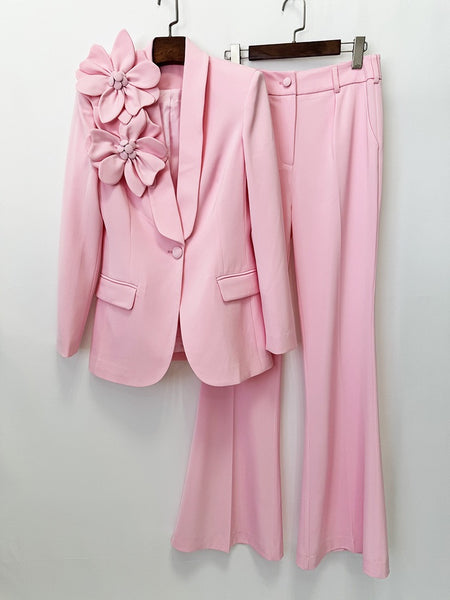 Sphesihle floral detail trouser suit