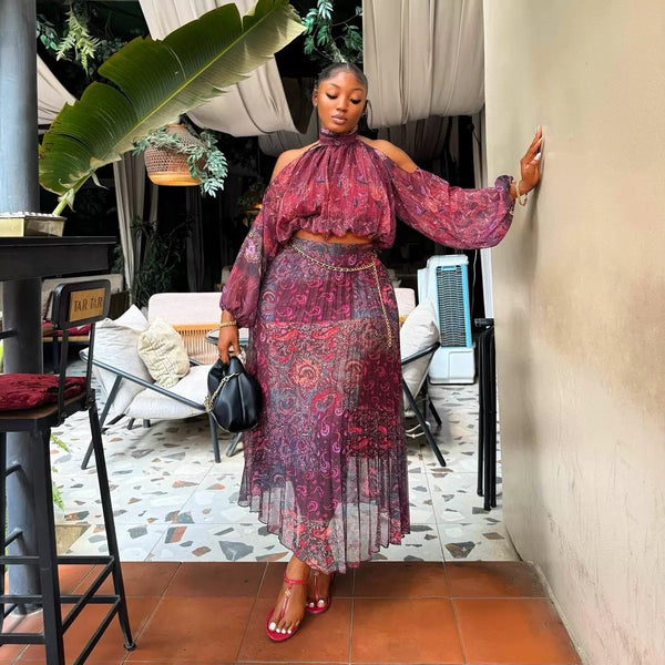Thokozile skirt set