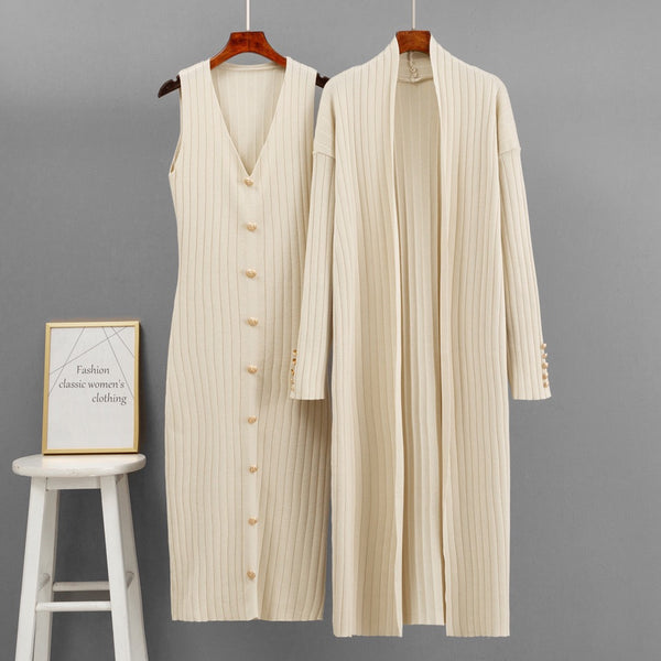 Delphinney knit dress set