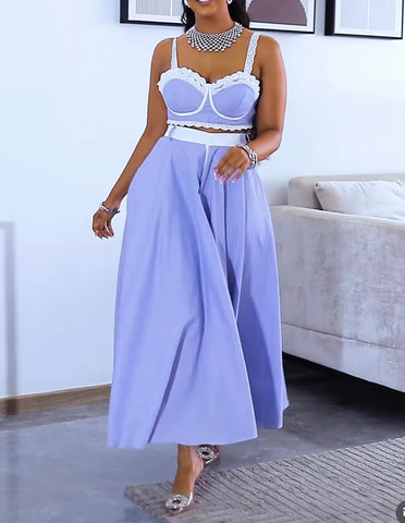Mantha 2 piece skirt set