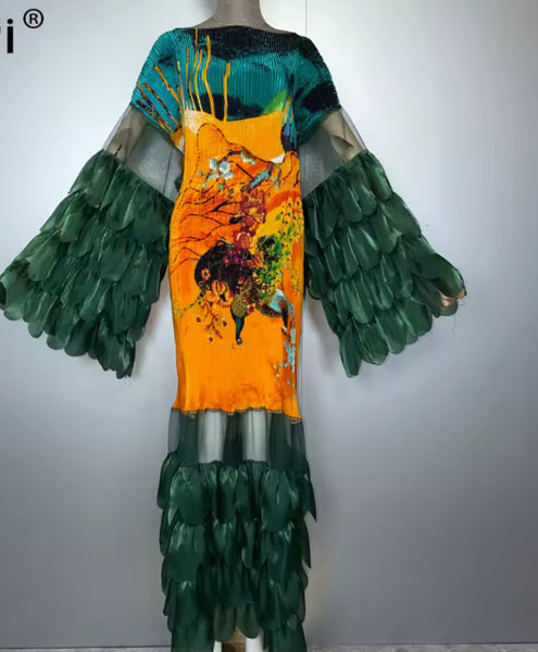 Cherith pleated dress
