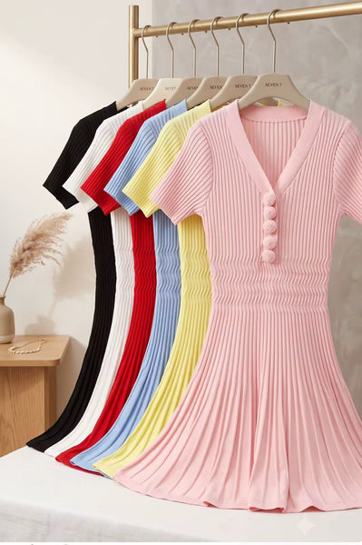 Makeena mini knit dress