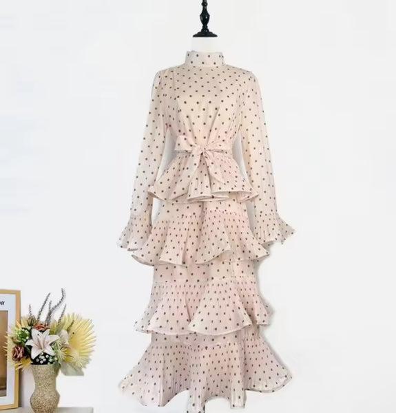 Kevita polka dot dress