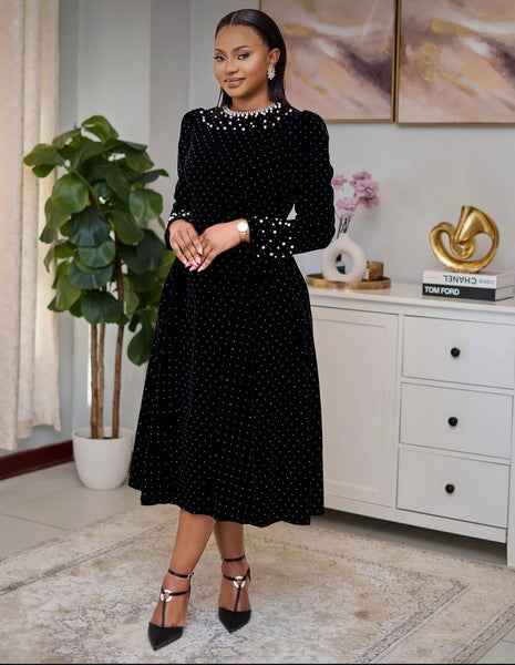 Mazviyita Velvet Dress