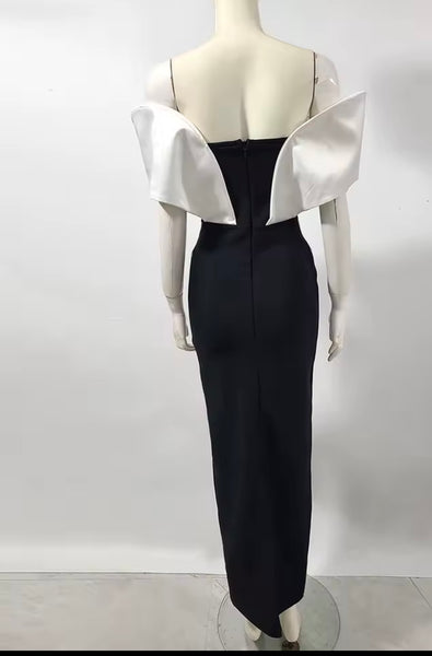 Afafa off shoulder bandage dress