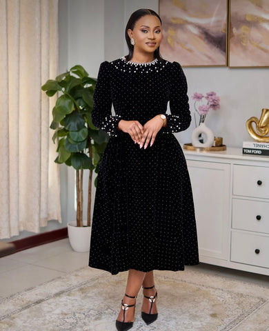 Mazviyita Velvet Dress