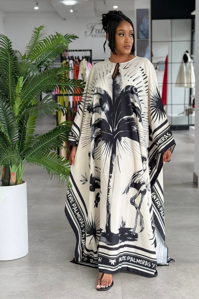 Leenora kaftan dress